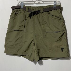 Rail Riders Men’s Woven Belted Cargo Shorts